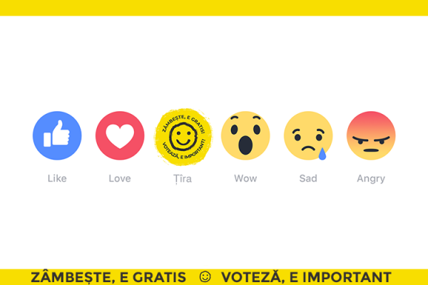 Prima reacție după lansarea campaniei: Țîra emoji